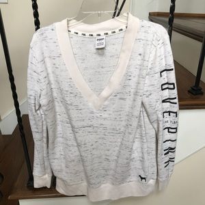 VS Pink V-Neck sweatshirt